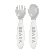 Load image into Gallery viewer, Beaba 2nd Stage Training Fork & Spoon - Light Mist