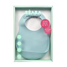 Load image into Gallery viewer, Beaba Silicone Bib - Airy Green (2)