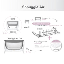 Load image into Gallery viewer, Shnuggle Air Bedside Crib - Dove Grey (4)
