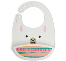Load image into Gallery viewer, Skip Hop Zoo Silicone Bib - Llama