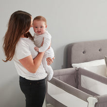 Load image into Gallery viewer, Shnuggle Air Bedside Crib - Dove Grey (2)