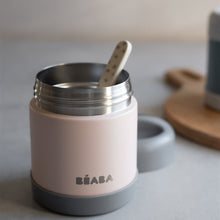 Load image into Gallery viewer, Béaba Stainless Steel Isothermal Portion 300ml - Dark Mist / Light Pink (4)
