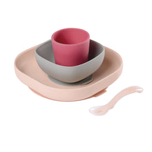 Load image into Gallery viewer, Beaba Silicone Suction Meal Set - Pink
