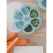 Load image into Gallery viewer, Beaba Multiportions Silicone Freezer Tray 6 X 90ml - Sage Green
