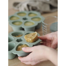 Load image into Gallery viewer, Beaba Multiportions Silicone Freezer Tray 6 X 90ml - Sage Green
