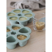 Load image into Gallery viewer, Beaba Multiportions Silicone Freezer Tray 6 X 90ml - Sage Green
