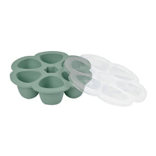 Load image into Gallery viewer, Beaba Multiportions Silicone Freezer Tray 6 X 150ml - Sage Green
