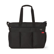 Load image into Gallery viewer, Skip Hop Duo Double Signature Nappy Bag - Black
