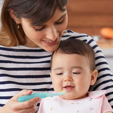 Load image into Gallery viewer, Skip Hop Easy Fold Travel Spoons - Grey/Soft Teal (3)
