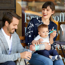 Load image into Gallery viewer, Skip Hop Easy Fold Travel Spoons - Grey/Soft Teal (4)
