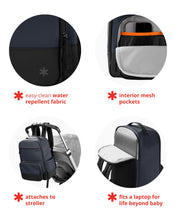 Load image into Gallery viewer, Skip Hop Flex Nappy Bag Backpack - Navy
